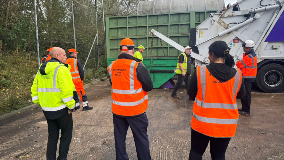 Birmingham City Council benefits from CWR's learned experience with kerbside food waste collections